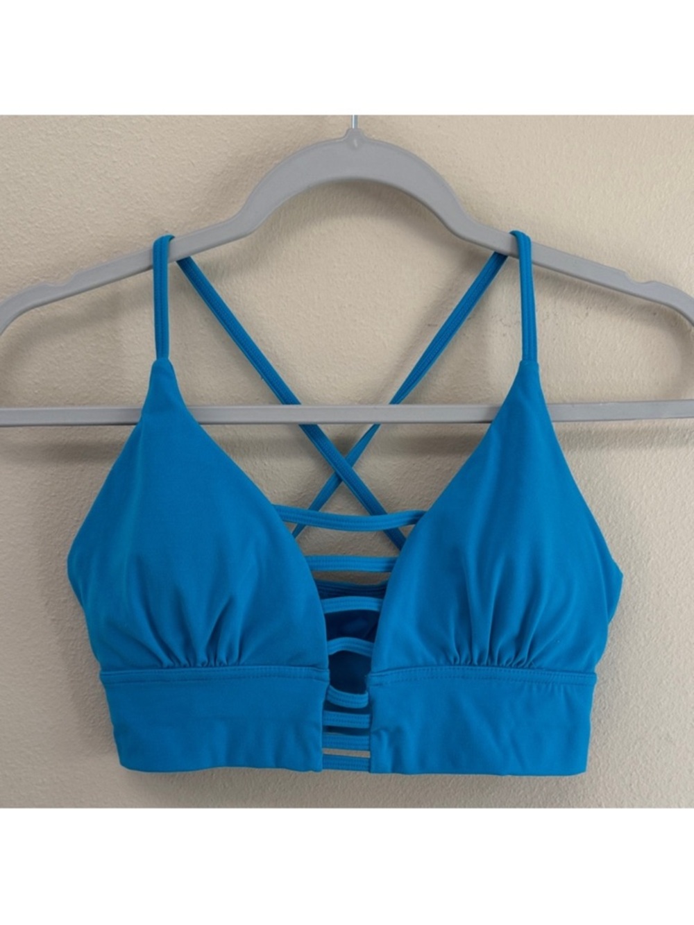 Blue Strappy Bralette size small